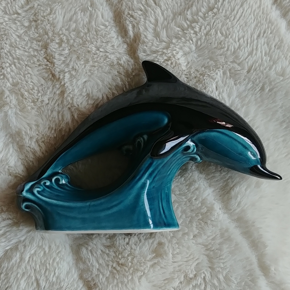 Vintage ceramic Poole dolphin figurine
